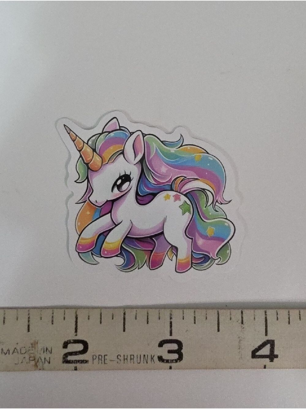 Cute Rainbow Unicorn & Star Sticker Set - Lot Of Ten - Picture 7 of 11